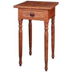 Grain Painted One-Drawer Stand