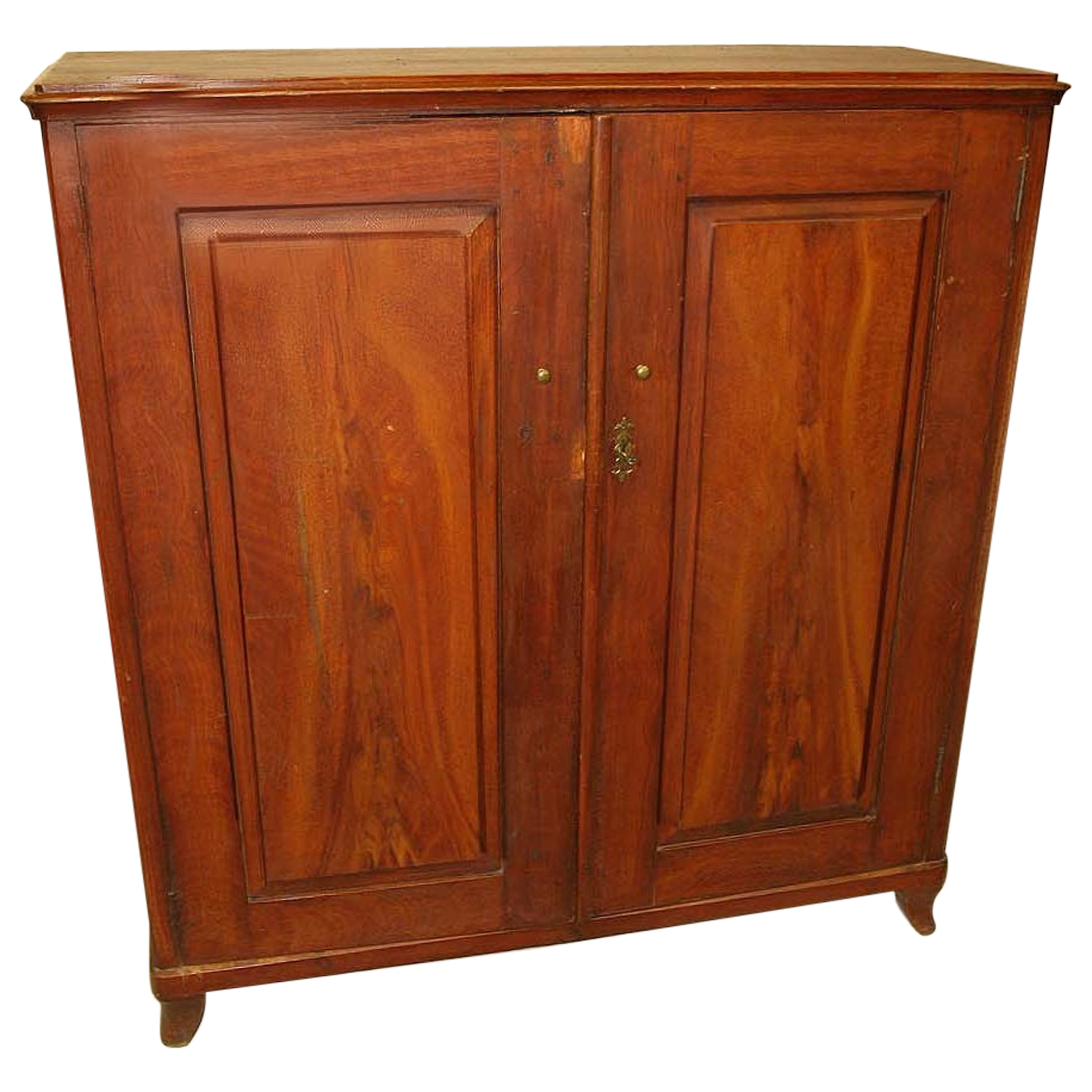 Grain Painted Two Door Cupboard