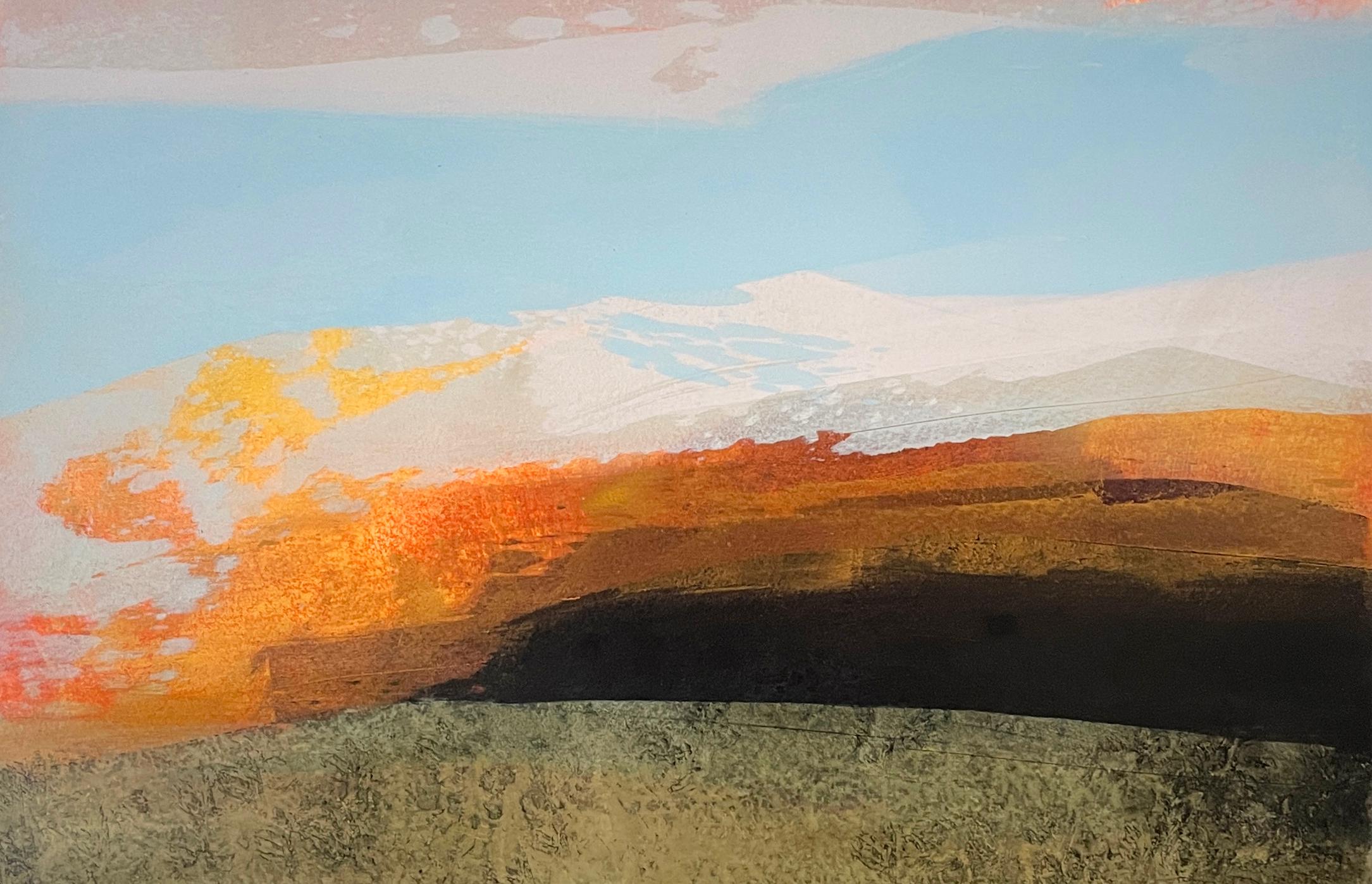 Grainne Dowling Landscape Painting - Sunrise Dumhach I