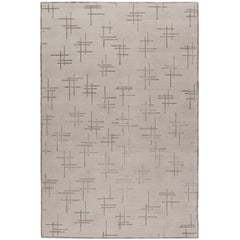 Gramercy Hand-Knotted 10x8 Rug in Wool and Silk by Sandra Nunnerley