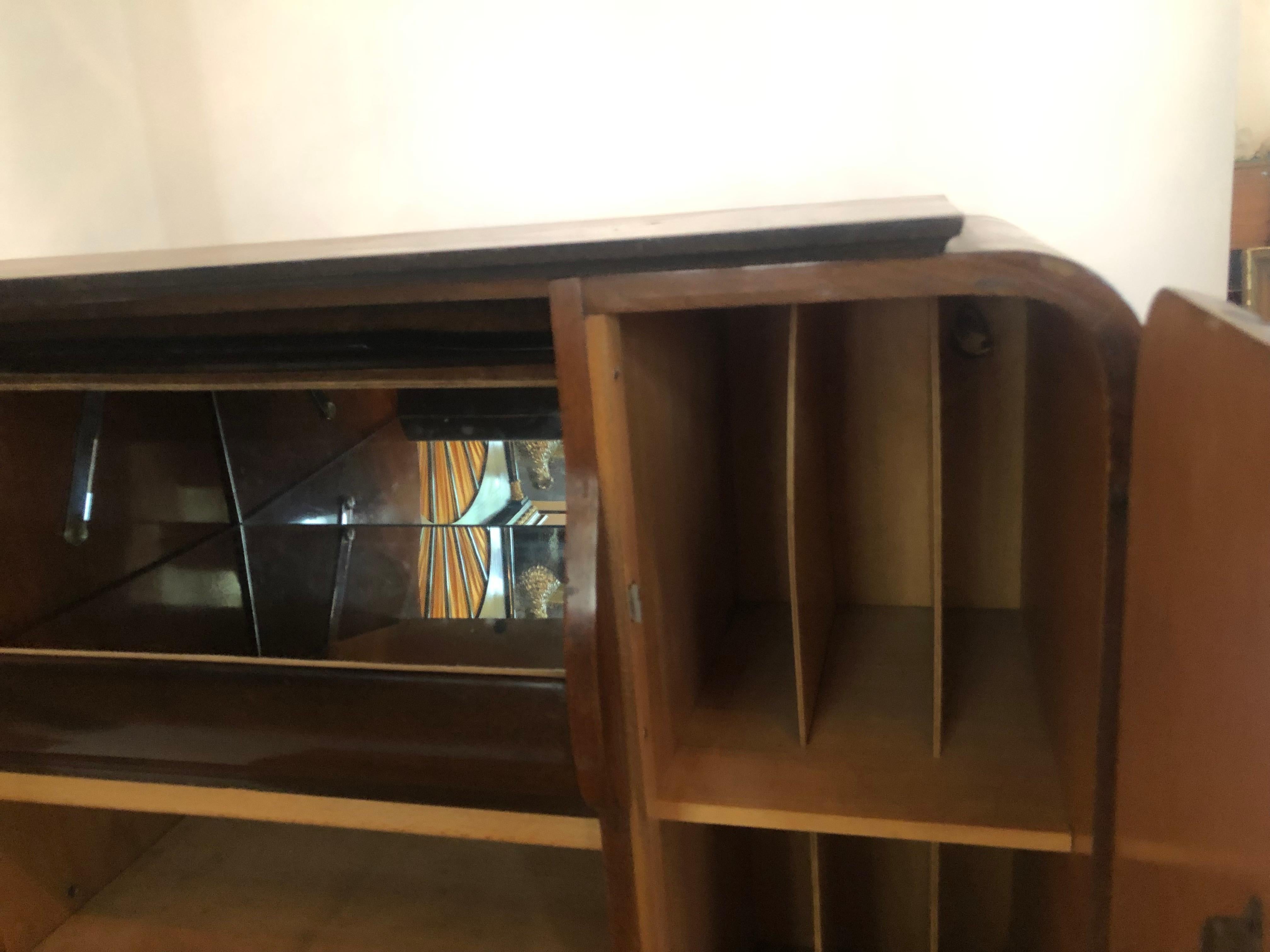 Gramophone Cabinet designed by Jindrich Halabala 1930's In Fair Condition In Vienna, Austria