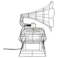 Gramophone Sculpture Gramophone Sculpture