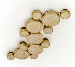 Gran Costellazione, Orion, Messing Onyx Flush Mount Kronleuchter Piattelli design