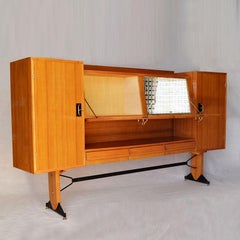 Large Midcentury Bar Cabinet