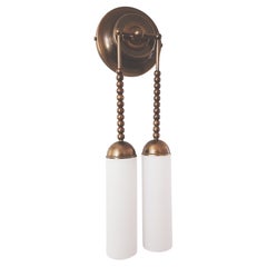 Gran - 2er-Set (groß - 69 cm 27 cm) -  Doppelter Wandleuchter aus Messing von Candas