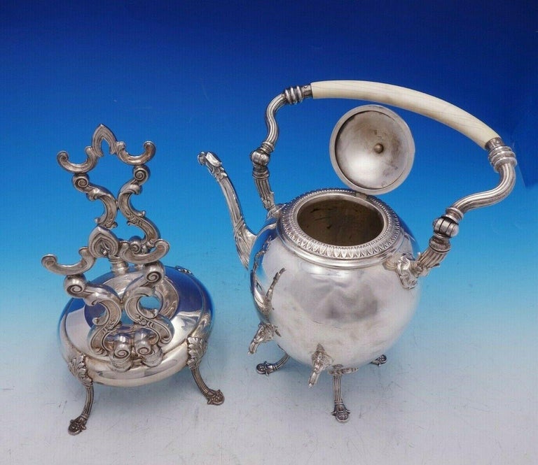 Gran Paris by Camusso Sterling Silver Tea Set 5Piece Griffin Spouts