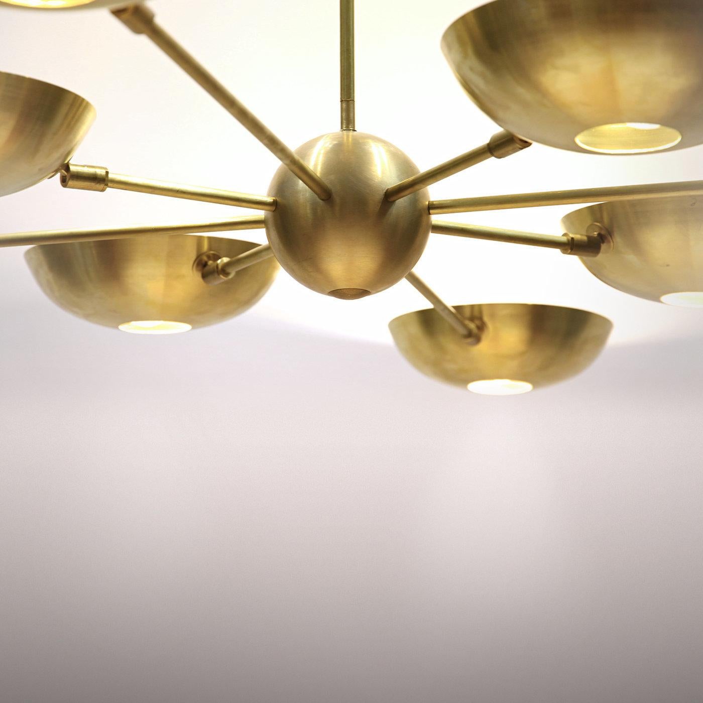 Gran Planetario Orbitale 8-Arm Chandelier by Silvio Piattelli (Italienisch) im Angebot