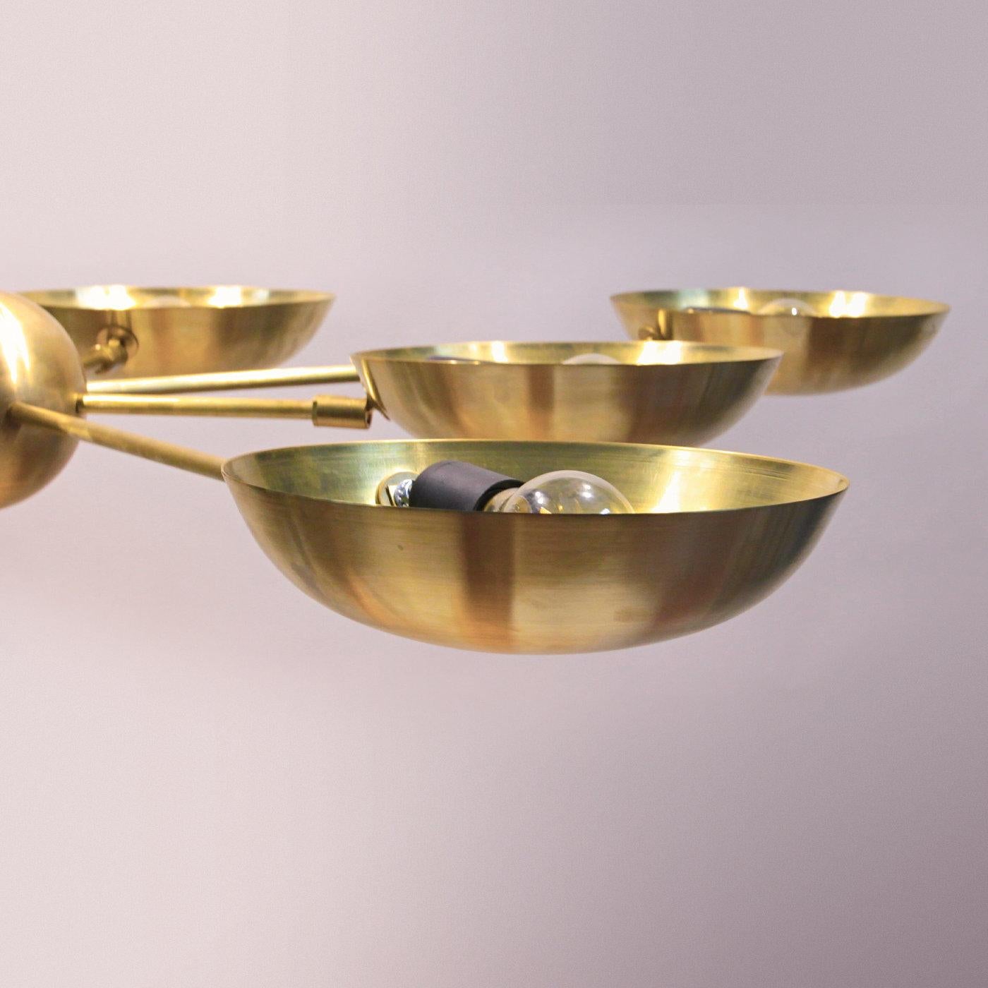 Gran Planetario Orbitale 8-Arm Chandelier by Silvio Piattelli (21. Jahrhundert und zeitgenössisch) im Angebot