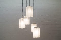 Granada Ice Glass Cascading Ceiling Lamp from Kalmar Franken KG, 1960s