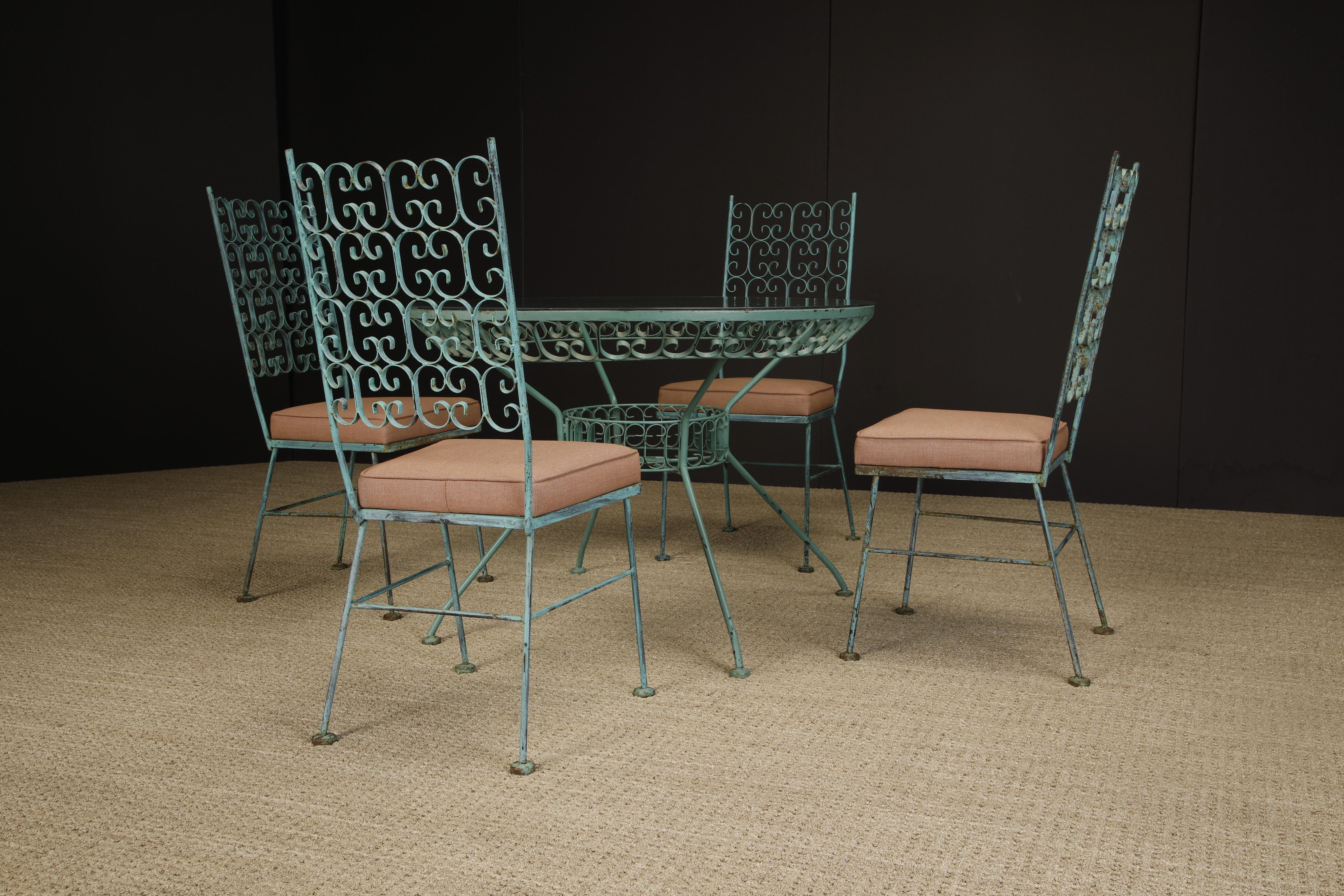 'Granada' Patio Dining Set by Arthur Umanoff for Shaver-Howard, circa 1960s In Good Condition For Sale In Los Angeles, CA