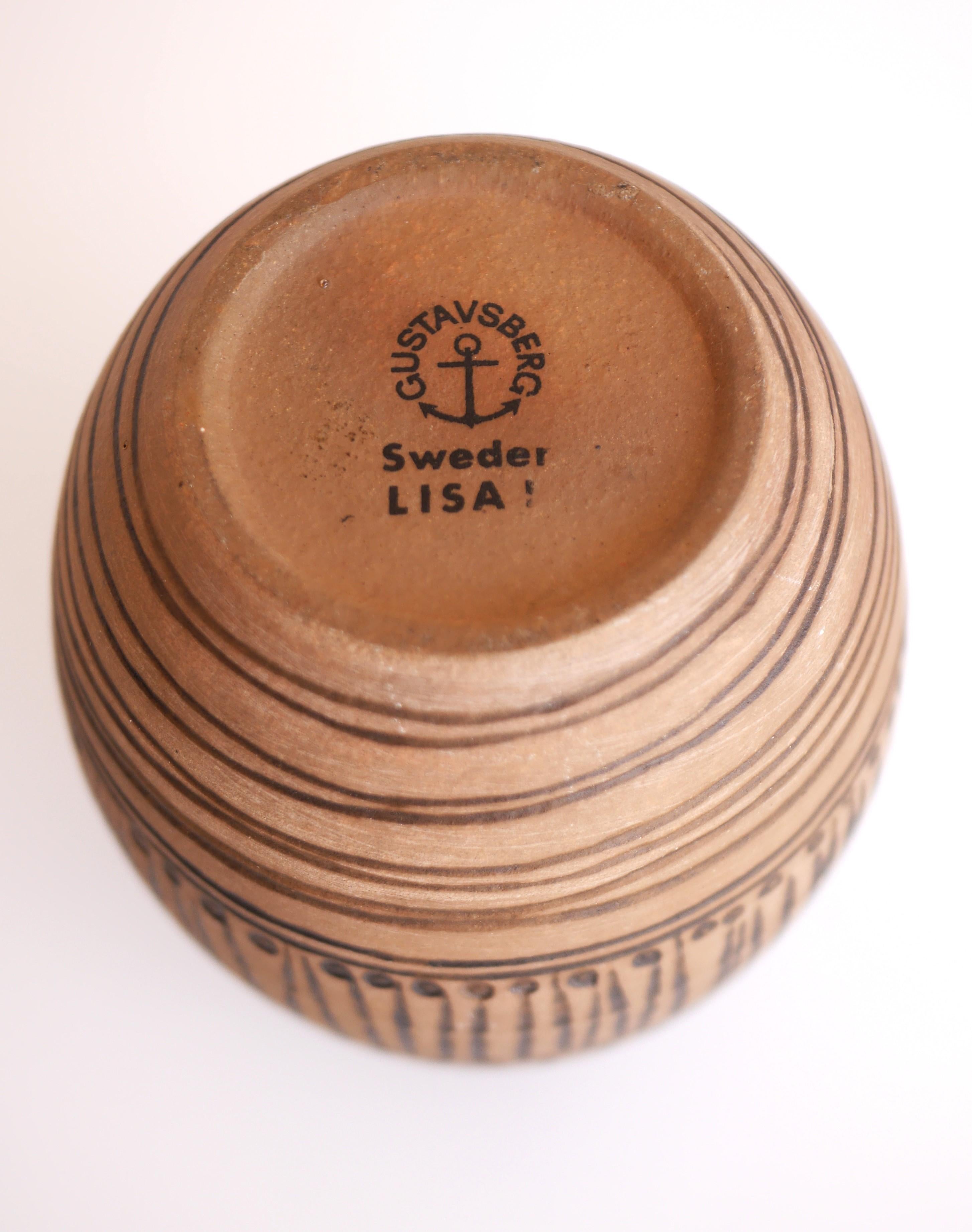 'Granada' vase by Lisa Larson for Gustavsberg, Sweden. 1