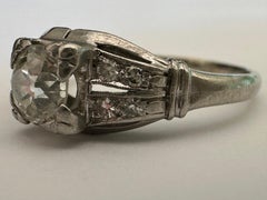 Granat Brothers Art Deco Diamond Engagement Ring