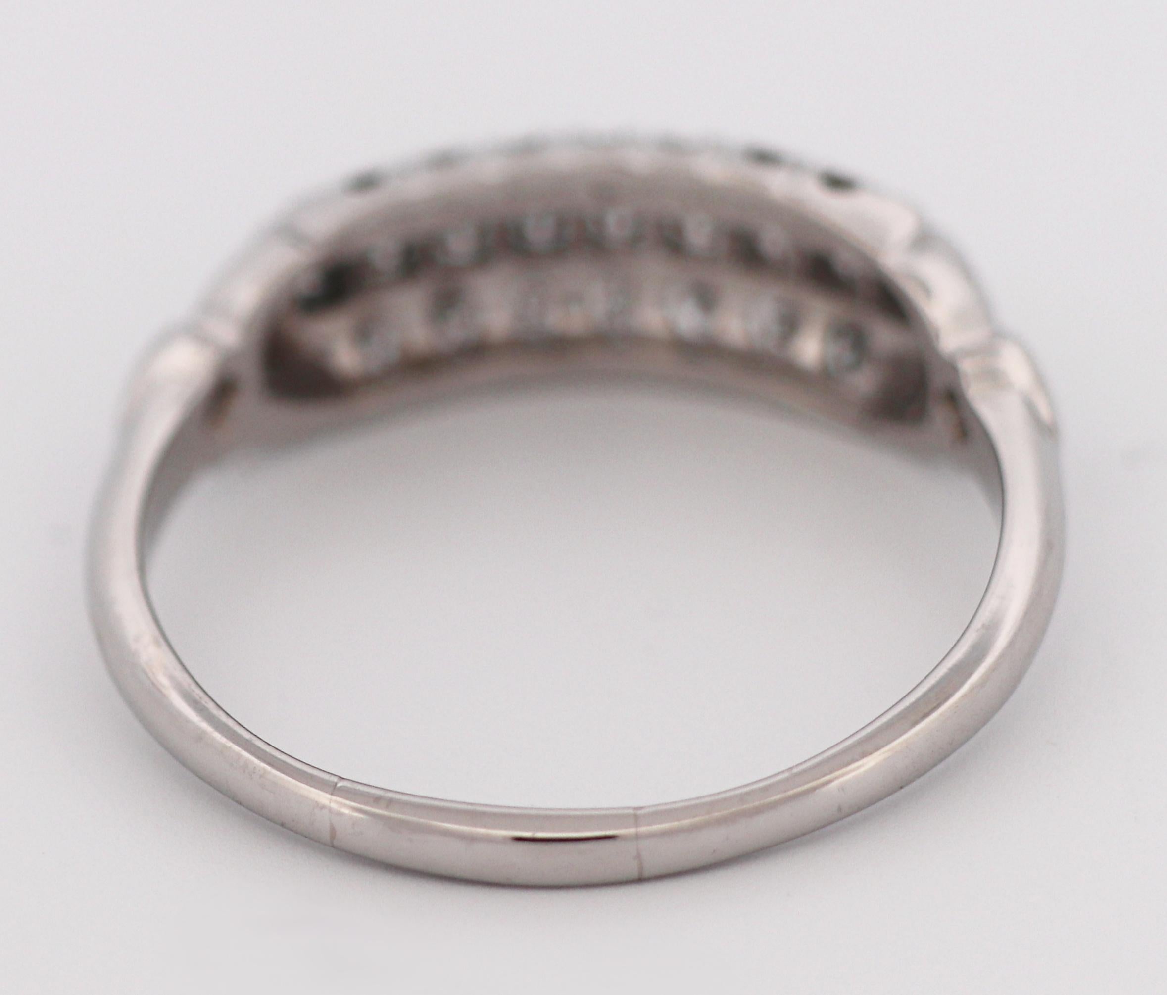 Granat Brothers Diamant-Ring aus Platin im Angebot 4