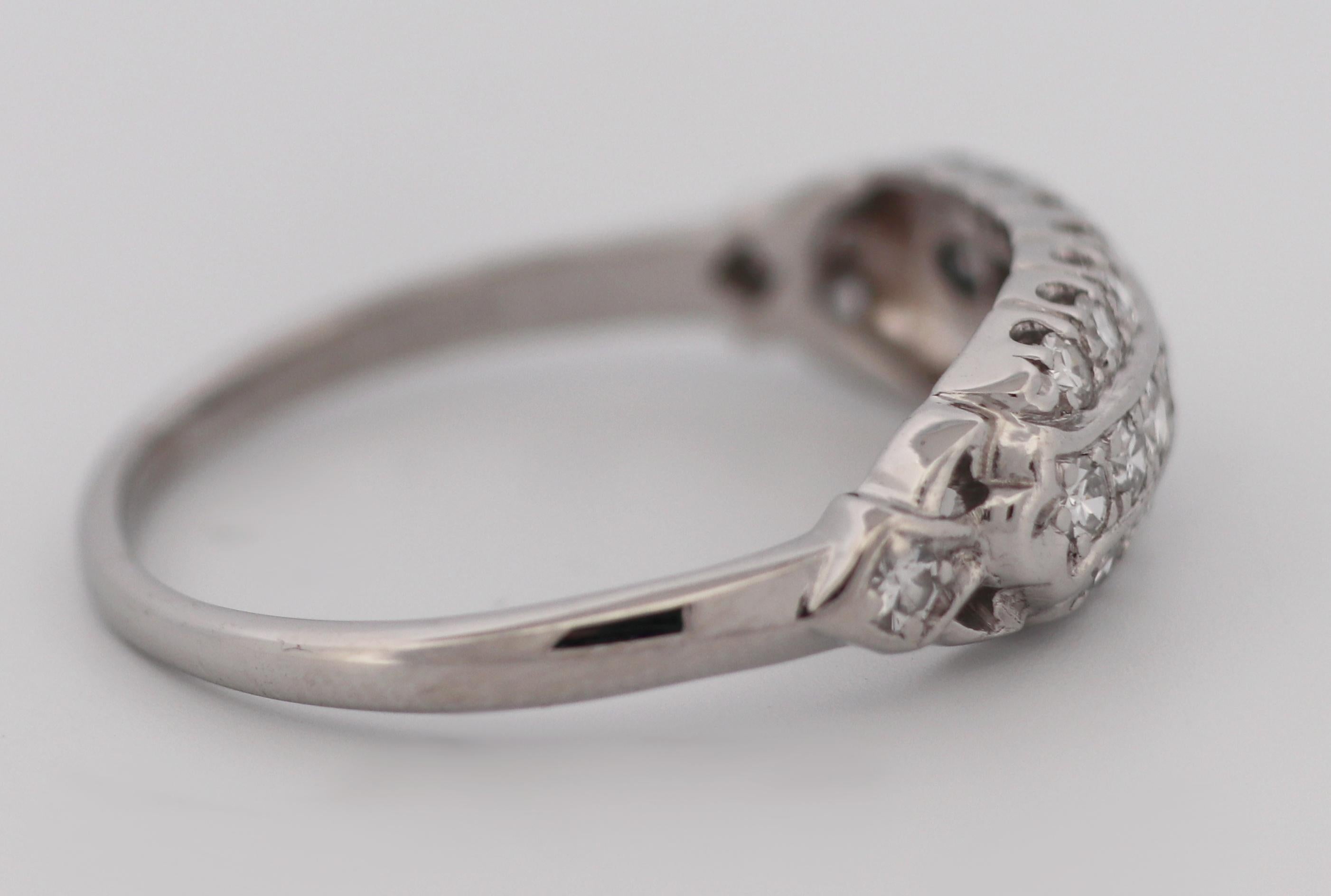 Granat Brothers Diamant-Ring aus Platin im Angebot 2