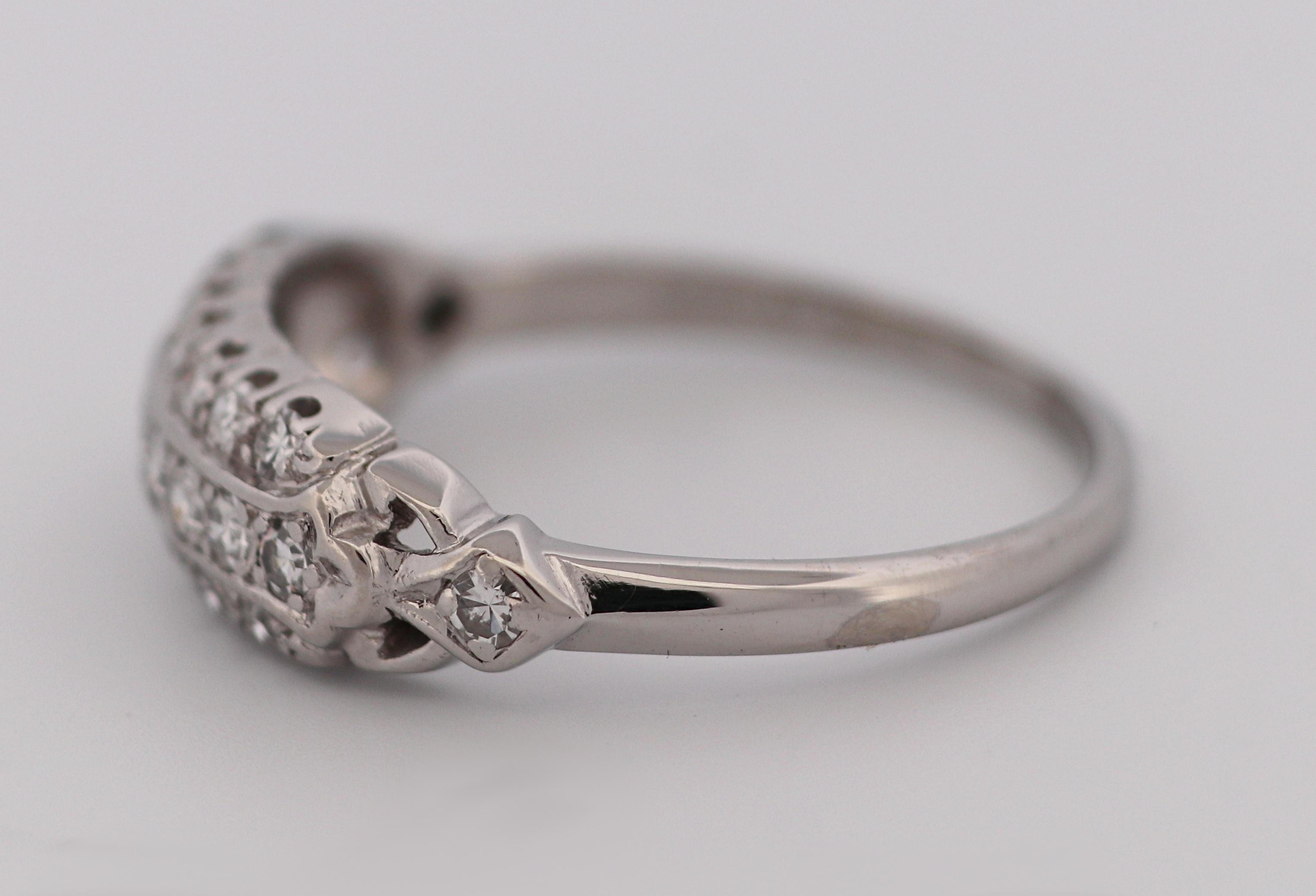 Granat Brothers Diamant-Ring aus Platin im Angebot 3