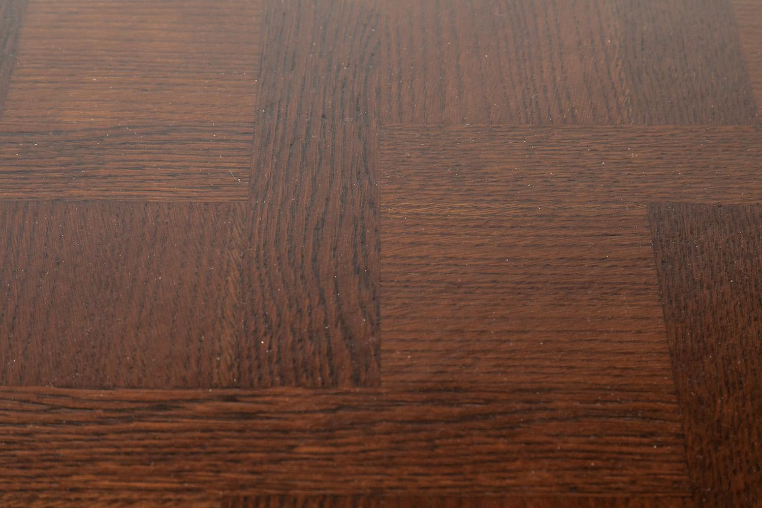 Parquetry Grand 11 Foot Louis XV Country French Chateau Dining Table with Parquet Top