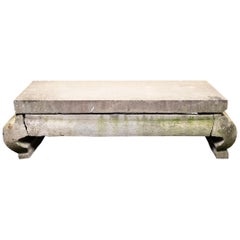Grand Chinese Limestone Table, c. 1650