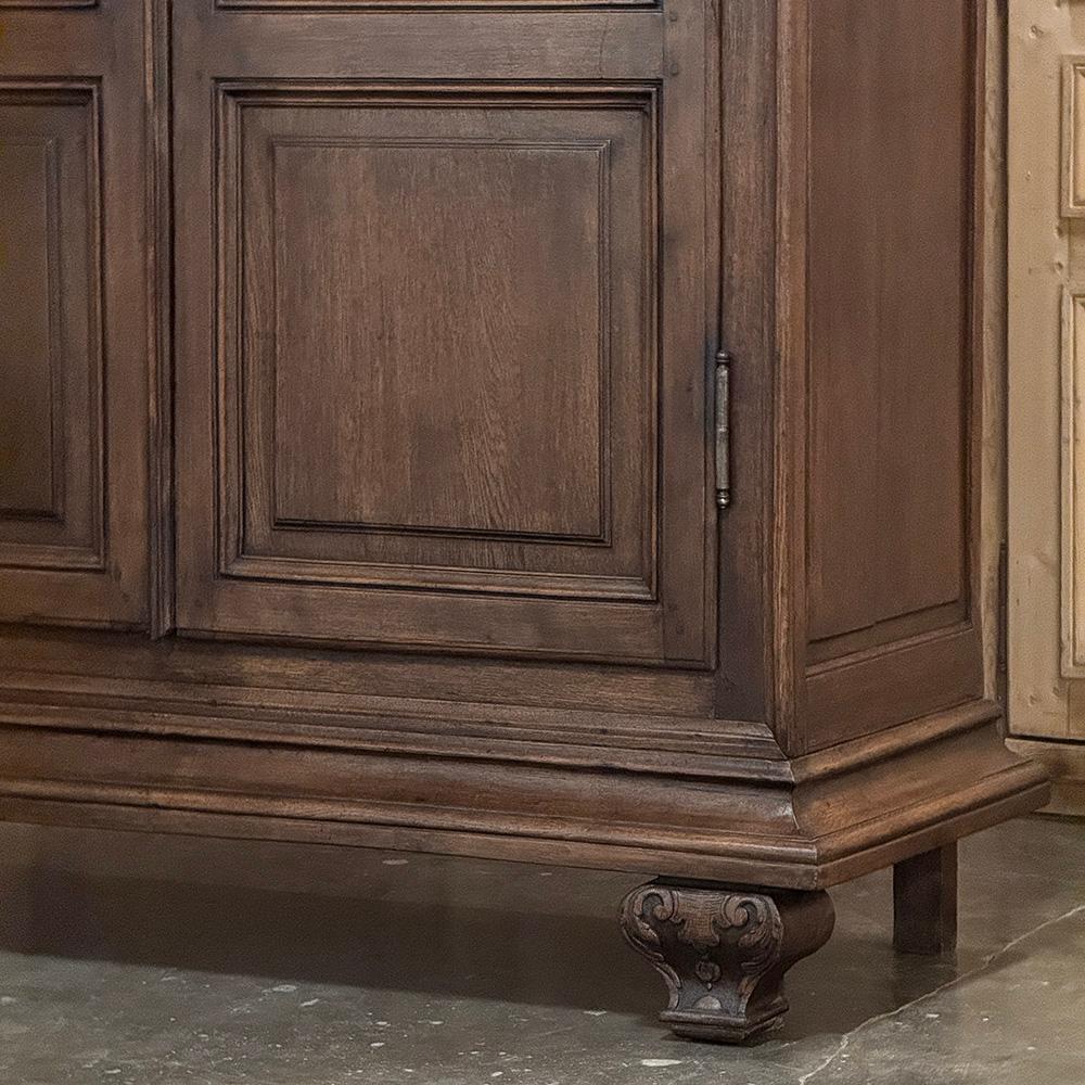 Grand 18th Century Country French Louis XIV Armoire For Sale 6