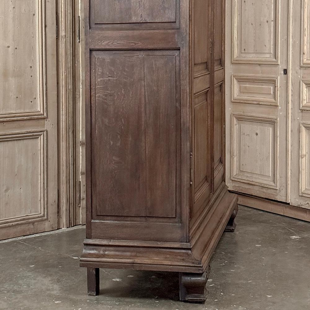 Grand 18th Century Country French Louis XIV Armoire For Sale 9