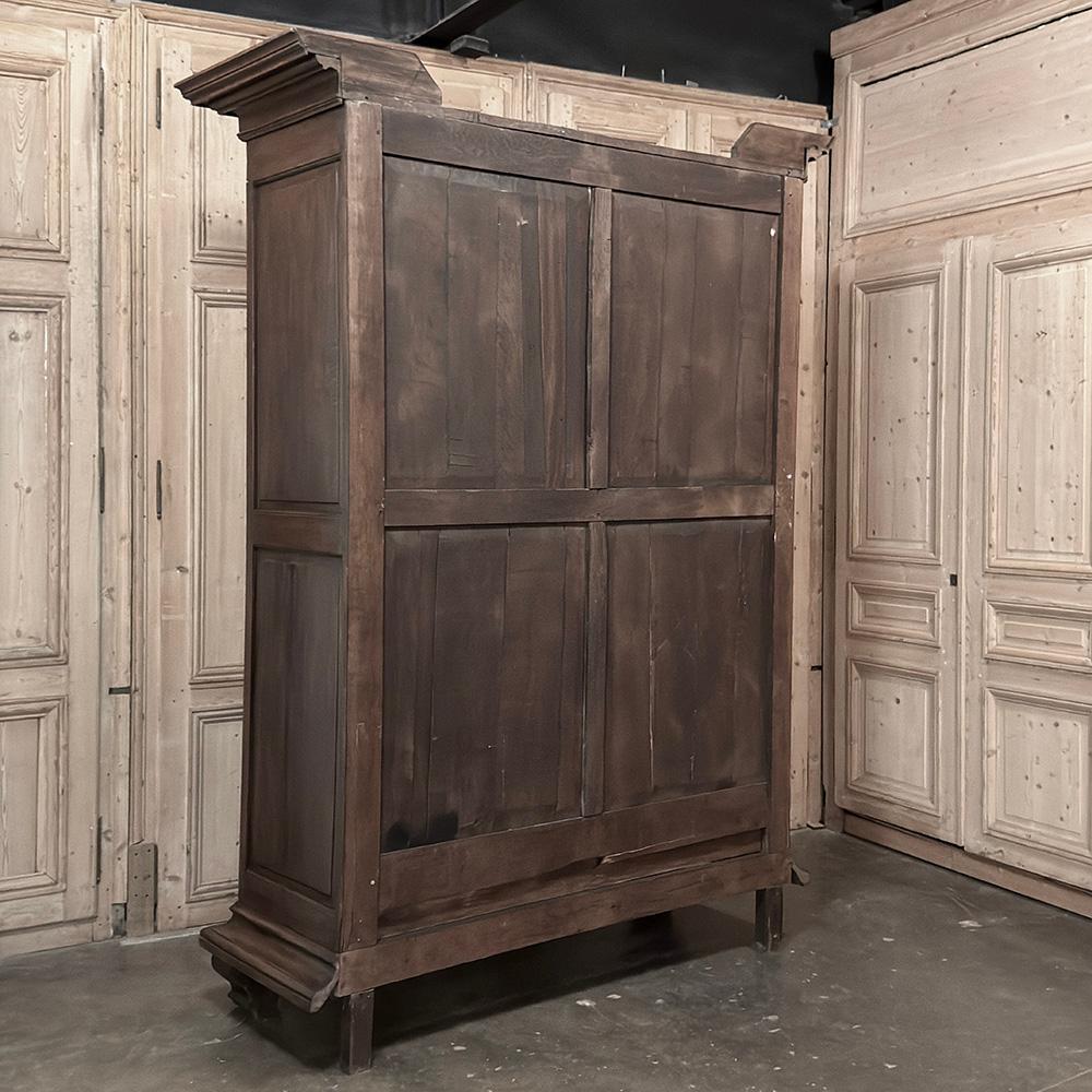 Grand 18th Century Country French Louis XIV Armoire For Sale 14