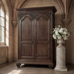 Grand 18th Century Country French Louis XIV Armoire