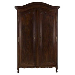 Grand 18th Century French Mahogany Armoire