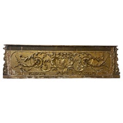 Gran Paliotto/ Frente de Altar Italiano Dorado del Siglo XVIII