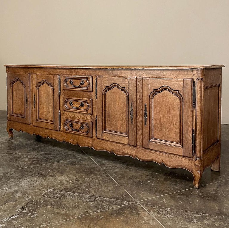 Grand 19th Century Country French Buffet, Credenza For Sale at 1stDibs