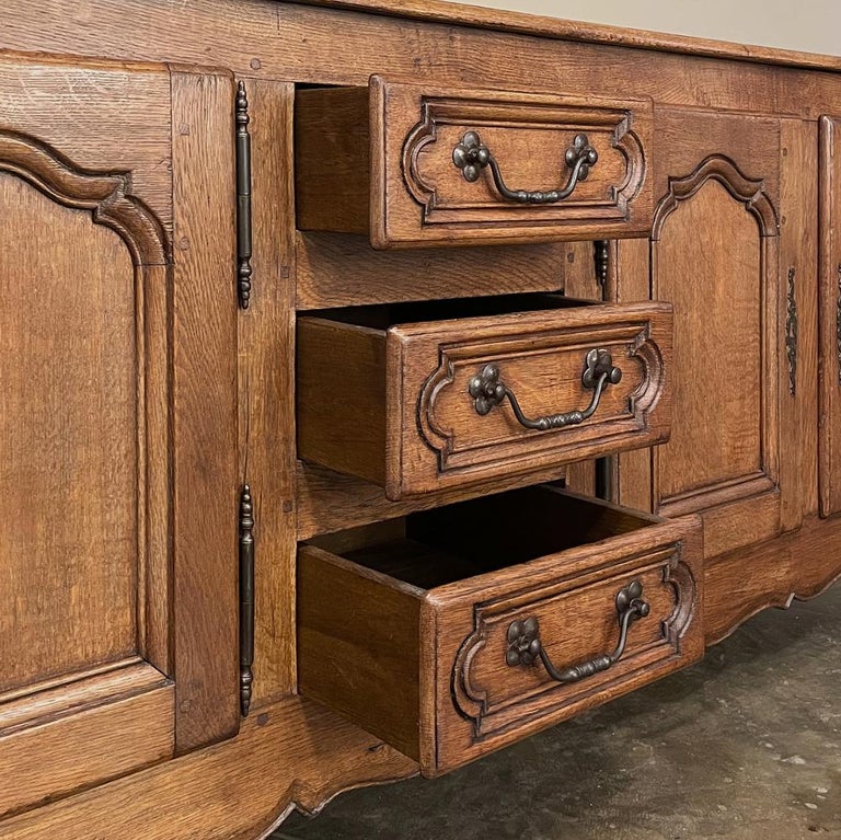 Grand 19th Century Country French Buffet, Credenza For Sale at 1stDibs