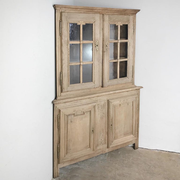 Grand 19th Century Country French Louis XVI Corner Cabinet ...