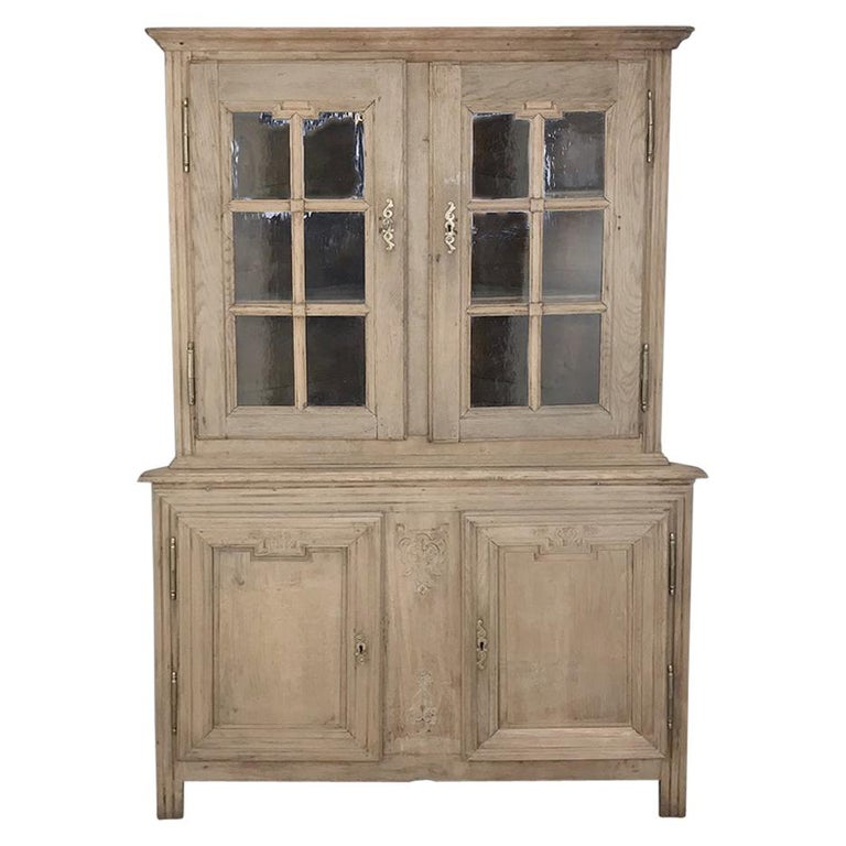 Grand 19th Century Country French Louis Xvi Corner Cabinet Im