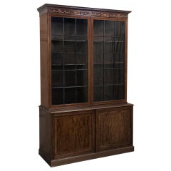 Antique Grand 19th Century English Mahogany Bookcase