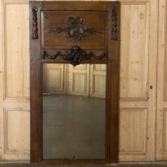Grand 19th Century French Louis XVI Carved Trumeau