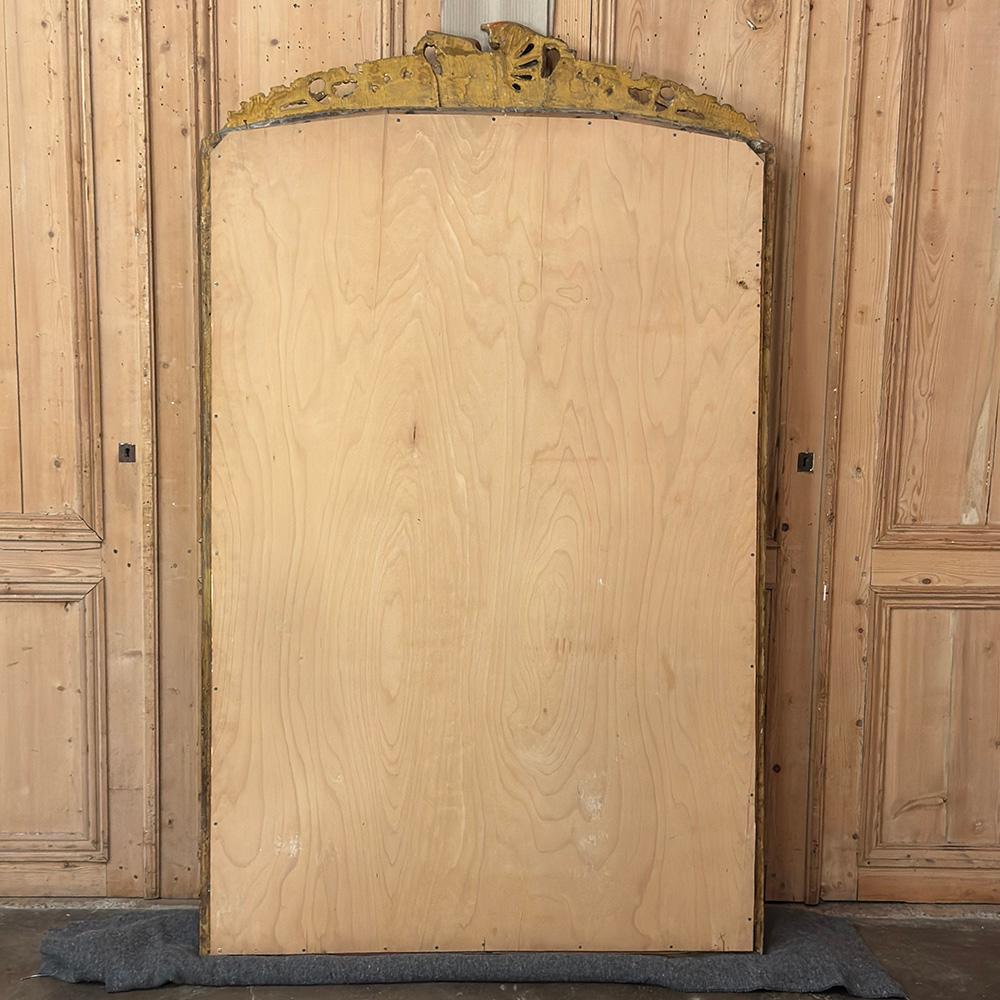 Grand 19. Jahrhundert Französisch Napoleon III Zeitraum Giltwood Mantel ~ Floor Mirror im Angebot 15