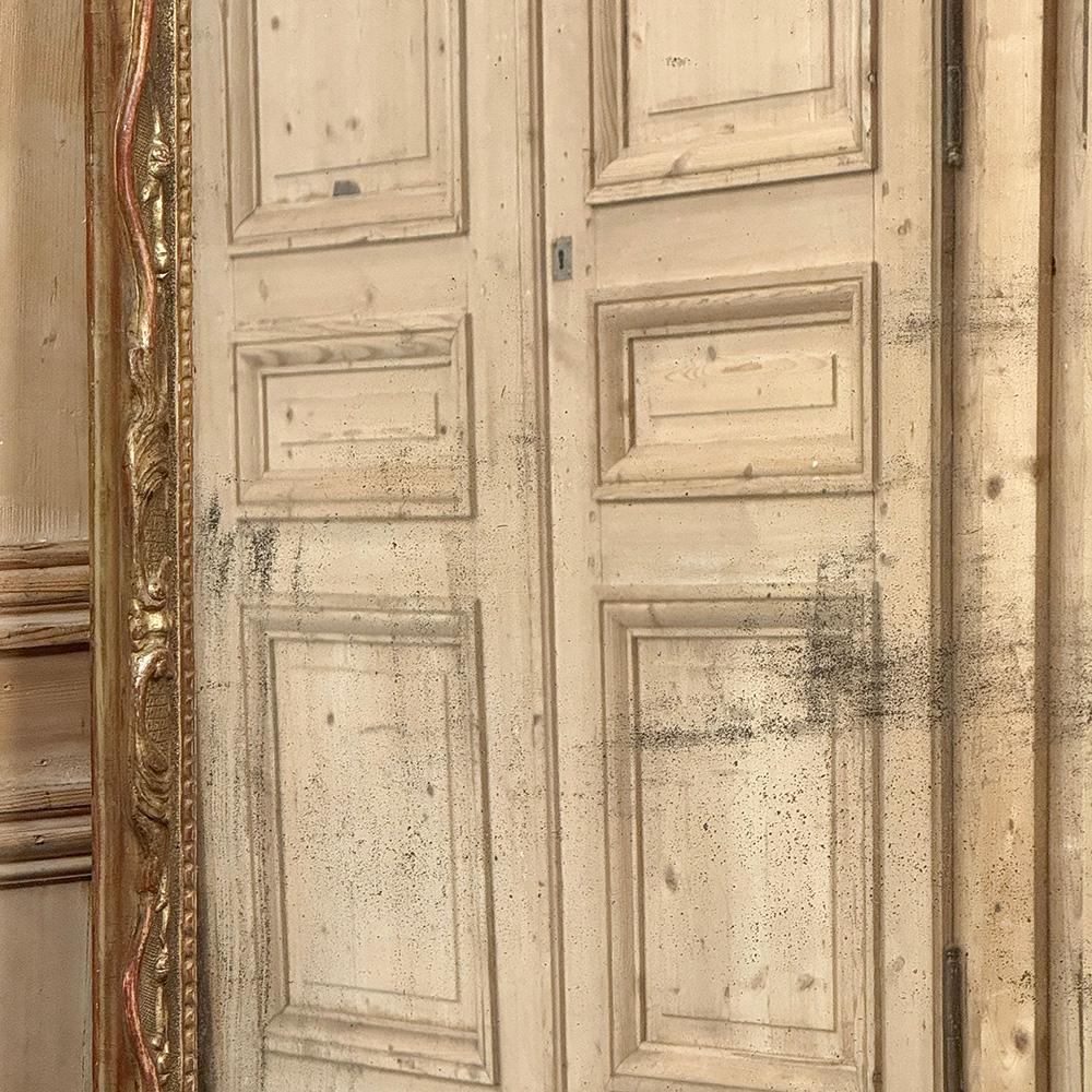 Grand 19. Jahrhundert Französisch Napoleon III Zeitraum Giltwood Mantel ~ Floor Mirror im Angebot 3