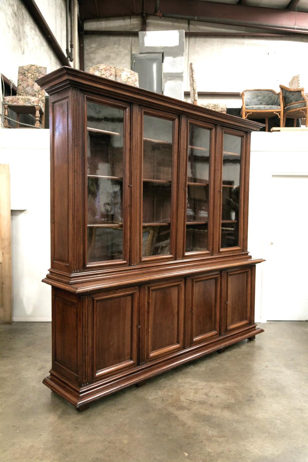 Transform your office or library into a special place where you can display your priceless book collection, family heirlooms, or sports and hunting trophies just as the French did hundreds of years ago with this grand 19th century French Napoleon