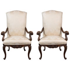 Antique Grand, 19th Century Hall Chairs