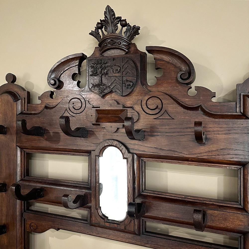 Gran árbol de salón renacentista Enrique II del siglo XIX Espejo en venta