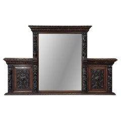 Grand 19th Century Renaissance Revival Mantel Mirror