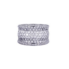 Grand 5.5ct Diamond Ring in 14k White Gold