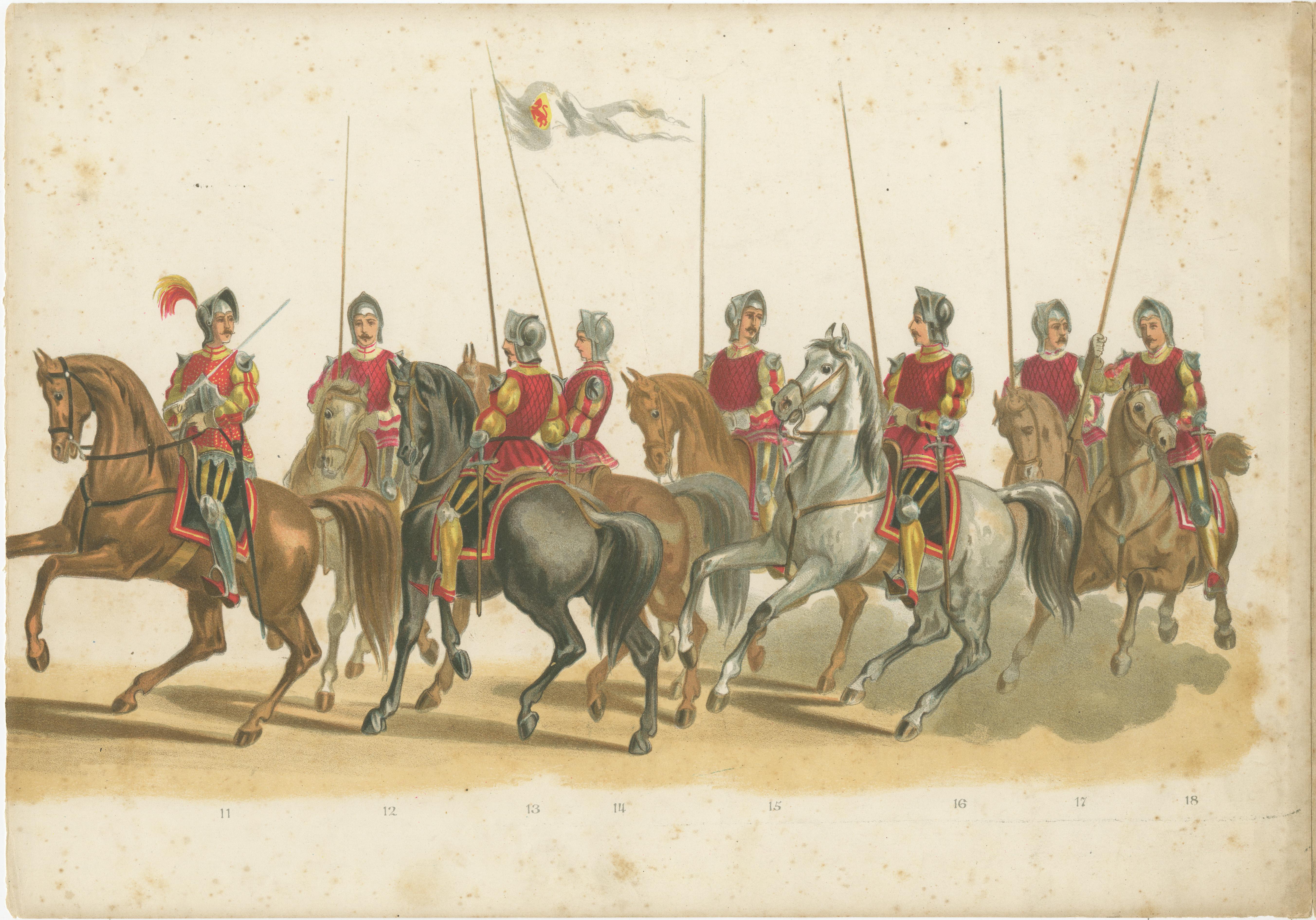 Papier Grand 7.6m (299 Inch) Delft Student Corps Parade - Rare 1878 Leporello en vente