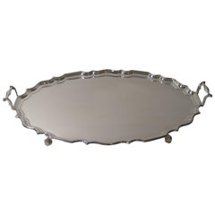 Grand Antique English Serving / Drinks Tray by Mappin & Webb, circa 1899
