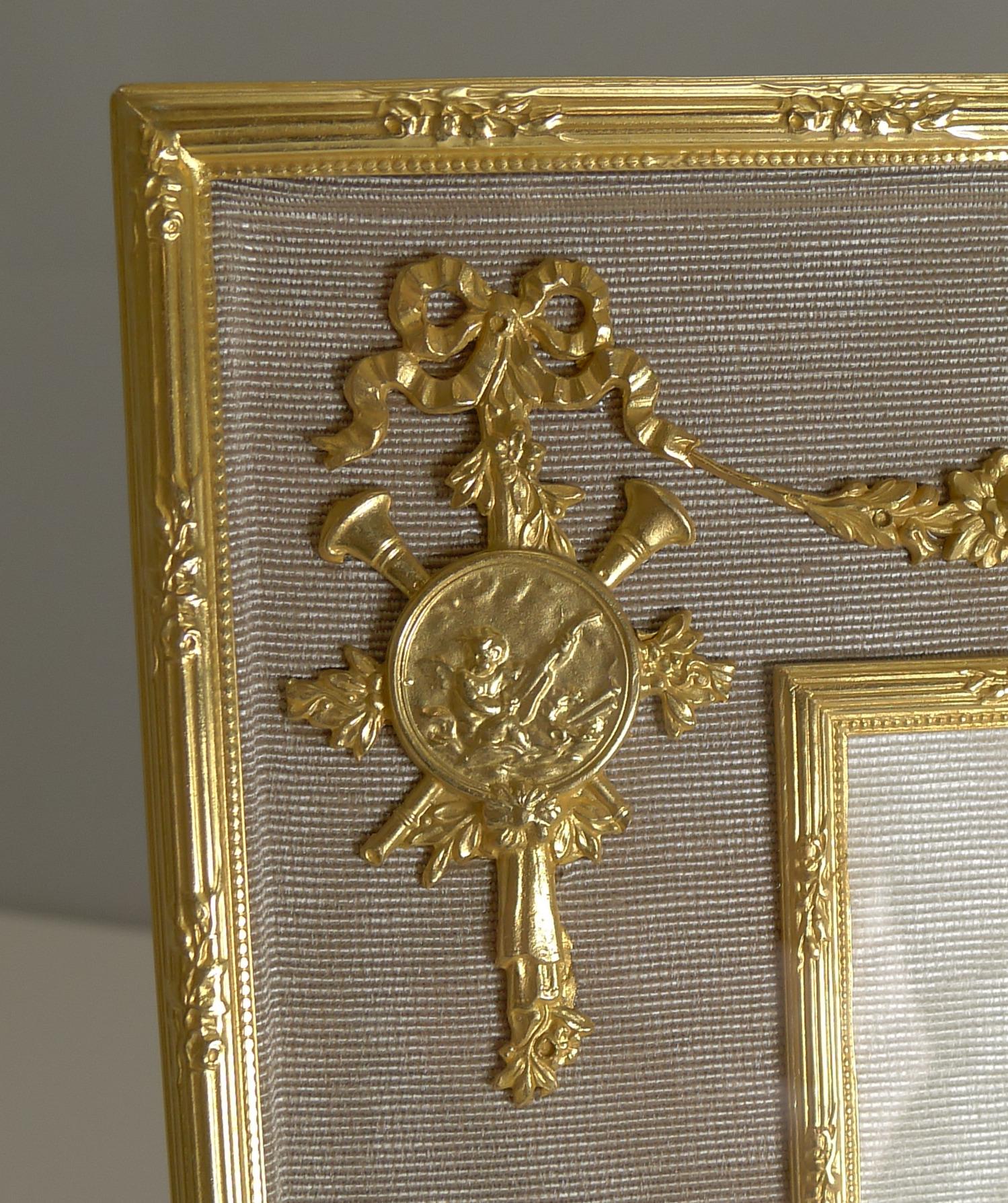 Gilt Grand Antique French Gilded Bronze Photograph / Picture Frame, circa 1900