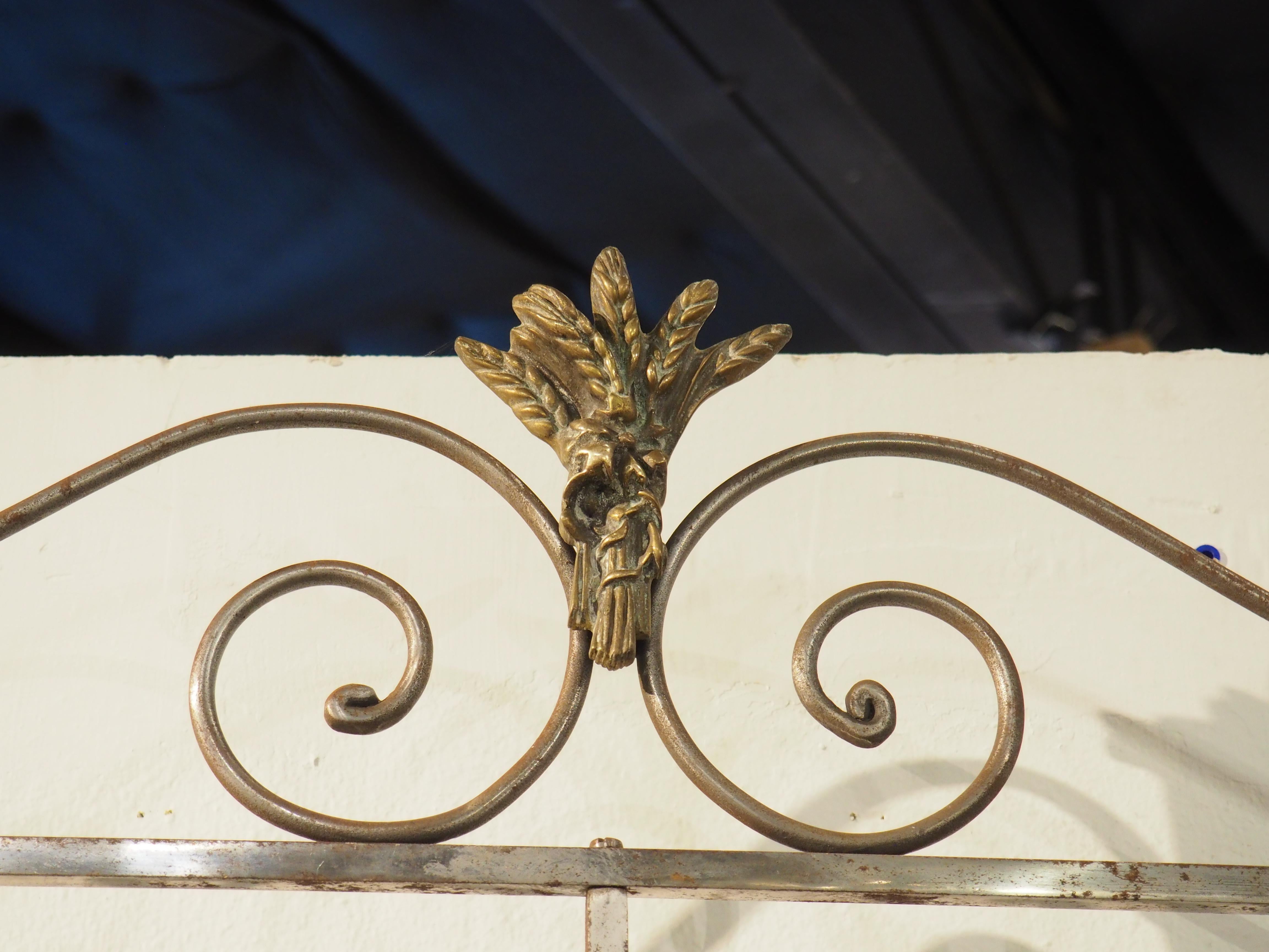 Metal Grand Antique French Iron and Brass Boulangerie Baker’s Rack, Circa 1900 For Sale