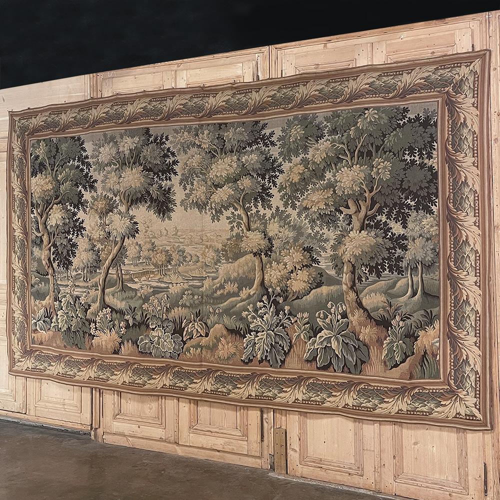 Woven Grand Antique French Tapestry by Gobelins of Paris For Sale