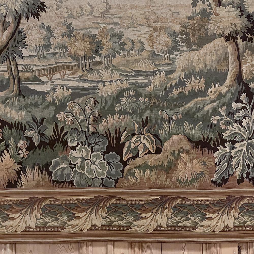 Großer antiker französischer Wandteppich von Gobelins of Paris (Wolle) im Angebot