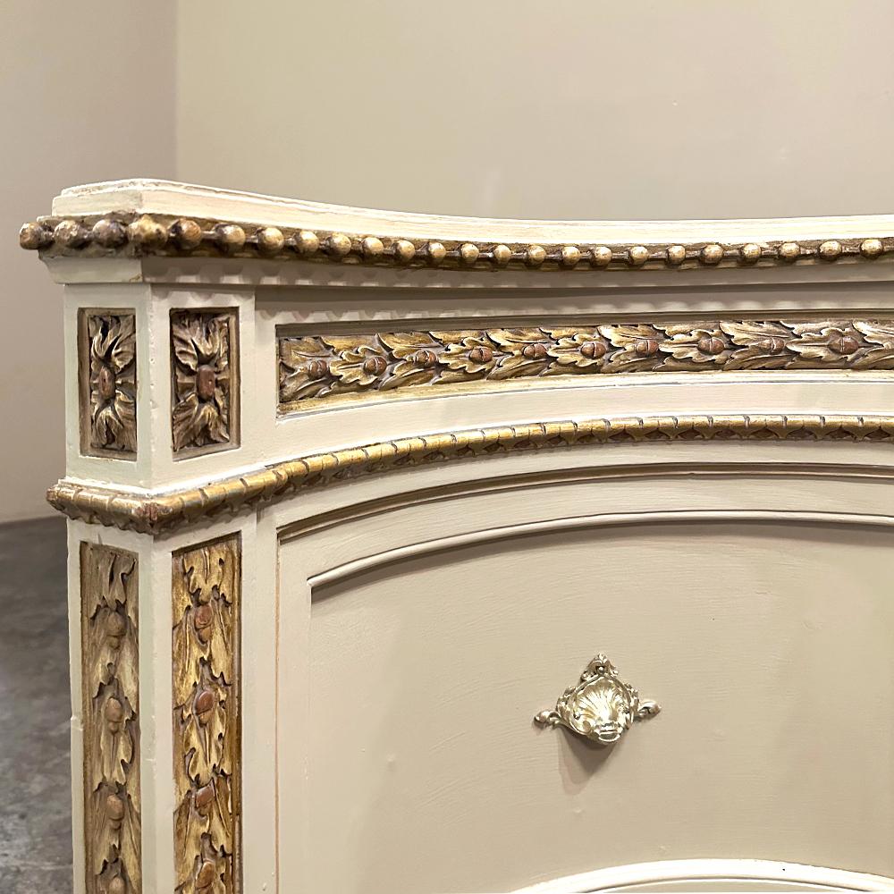 Große antike italienische neoklassizistische Barock-Konsole ~ Barock bemalt ~ Buffet im Angebot 3