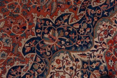 Grand Antique Persian Sarouk Farahan Mansion Carpet, Traditional Palette