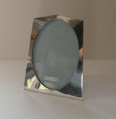 Grand Art Deco Fotografie / Bilderrahmen aus Sterlingsilber, 1923