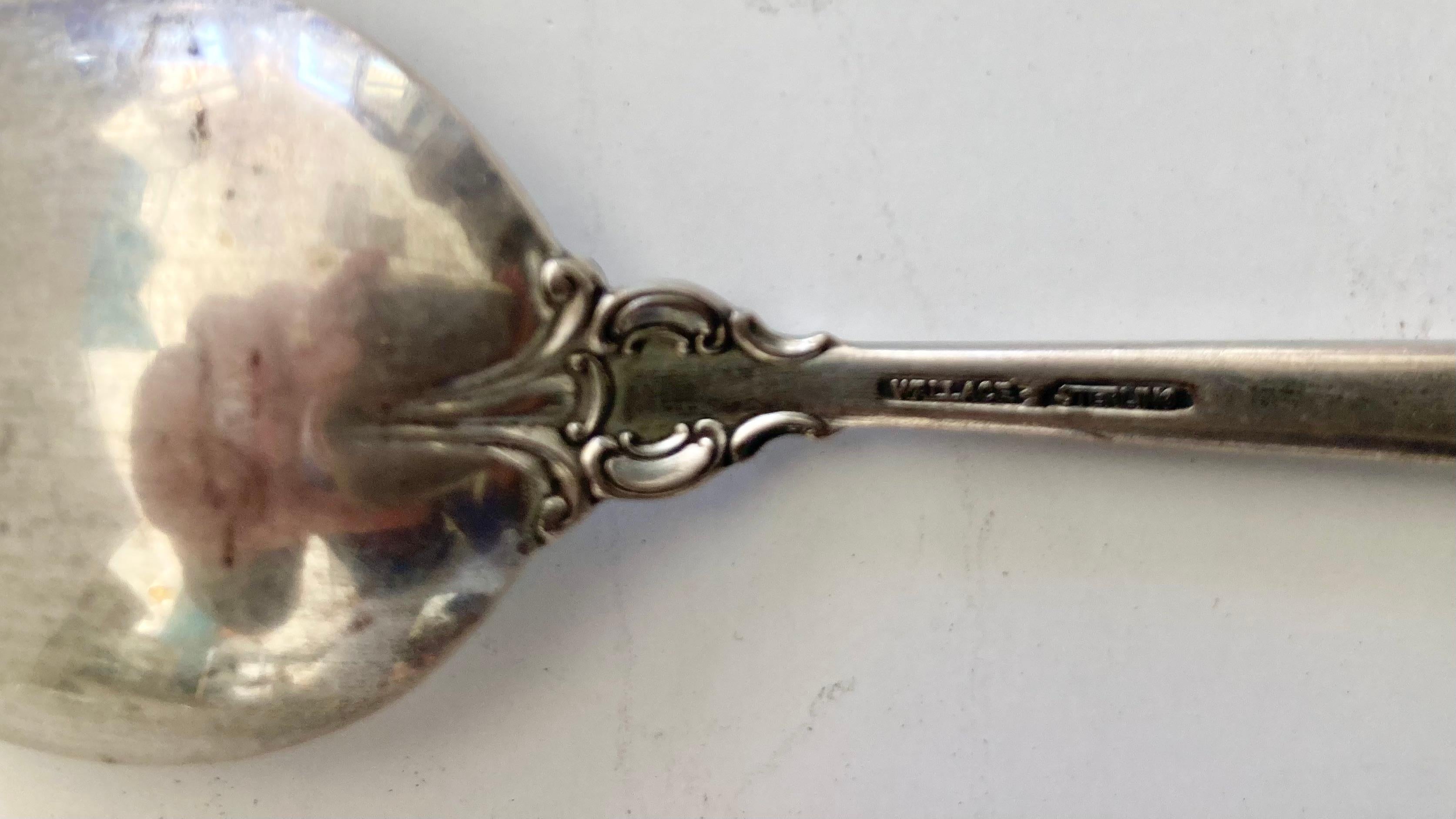 Grand Baroque Sterling Silber Besteck von Wallace - 32 Teile im Angebot 8